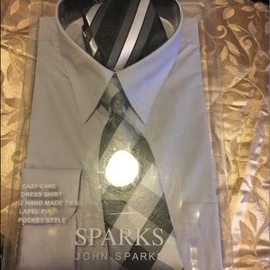 Dress shirt with ties